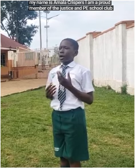 Student member of JPC Green School Club at St. Francisco Primary School